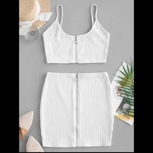 💎Fashion nova💎 two piece skirt and crop top